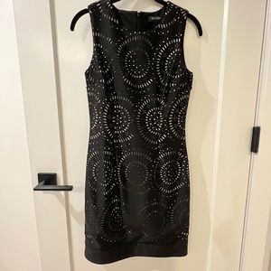 Super cute WHBM sheath dress with cutout details. Wear with flats, heels, boots.